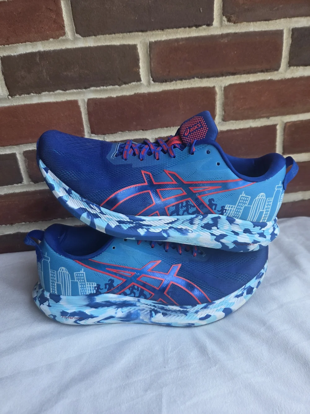 ASICS Gel-Noosa Tri 13 Boston Marathon 2021 Men’s Size 9 Blue Running Shoes